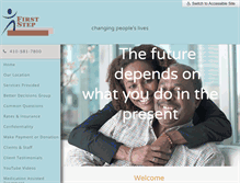 Tablet Screenshot of firststepmd.com
